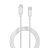 DEVIA JELLY adatkábel (Type-C - Type-C, 60W, gyorstöltő, 120cm) FEHÉR