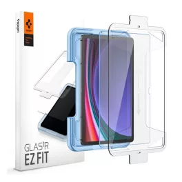   SPIGEN EZ FIT HD képernyővédő üveg (2.5D, tokbarát, ultravékony, 0.2mm, 9H + segédkeret) ÁTLÁTSZÓ