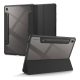 SPIGEN ULTRA HYBRID PRO tok álló, bőr hatású (FLIP, oldalra nyíló, TRIFOLD, asztali tartó, ceruza tartó) FEKETE