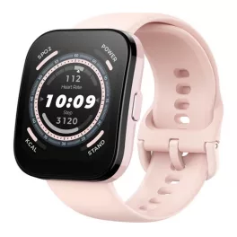   AMAZFIT Bip 5 okosóra (aktivitásmérő, szilikon szíj, BioTracker, IP68 vízálló) RÓZSASZÍN