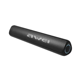   AWEI Y333 bluetooth hordozható hangszóró (v5.0, vízálló, 3.5mm jack, microSD, USB) FEKETE