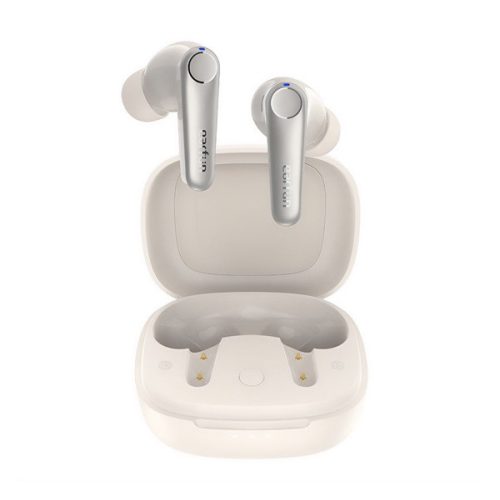 EARFUN AIR PRO 3 bluetooth fülhallgató SZTEREO (v5.3, TWS, mikrofon, aktív zajszűrő, IPX5 vízálló + töltőtok) FEHÉR