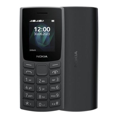 NOKIA 105 4G 2023 mobiltelefon (Dualsim) FEKETE