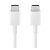 SAMSUNG adatkábel (Type-C - Type-C, 3A, 100W, gyorstöltő, 180cm) FEHÉR