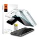 SPIGEN EZ FIT HD képernyővédő üveg (2.5D, betekintés védelem, 0.2mm, 9H + segédkeret) ÁTLÁTSZÓ