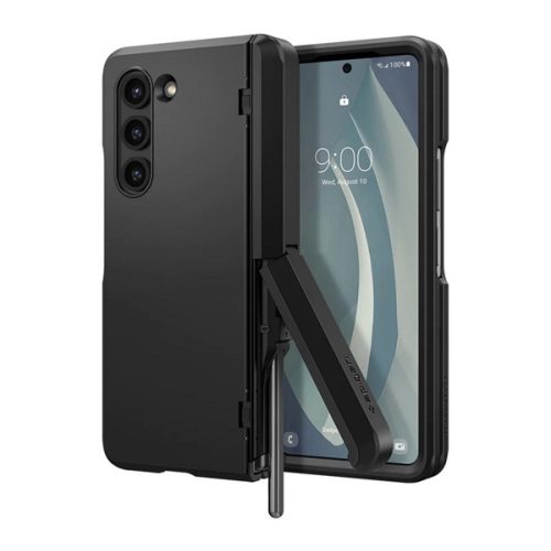 SPIGEN TOUGH ARMOR szilikon telefonvédő (ütésállóság, kitámasztó) FEKETE