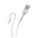 HOCO X37 adatkábel (USB - Type-C, 2.4A, törésgátló, 100cm) FEHÉR