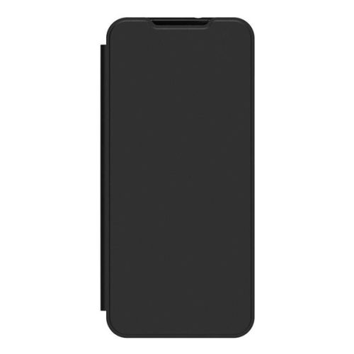 Designed for SAMSUNG tok álló (aktív FLIP, oldalra nyíló, kártyazseb) FEKETE