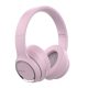 DEVIA KINTONE bluetooth fejhallgató SZTEREO (v5.2, mikrofon, zajszűrő, összehajtható) RÓZSASZÍN