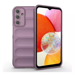   Szilikon telefonvédő (ütésállóság, kameravédő, 3D) LILA