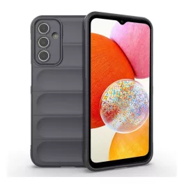   Szilikon telefonvédő (ütésállóság, kameravédő, 3D) SÖTÉTSZÜRKE