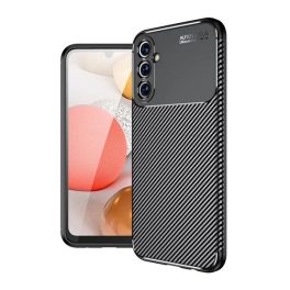 Szilikon telefonvédő (ütésállóság, légpárnás sarok, karbon minta) FEKETE   Szilikon telefonvédő (ütésállóság, légpárnás sarok, karbon minta) FEKETE
