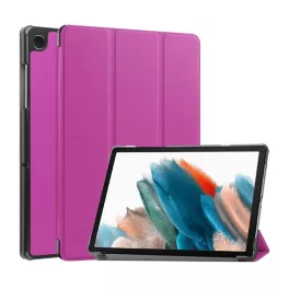   Tok álló, bőr hatású (aktív FLIP, oldalra nyíló, TRIFOLD, asztali tartó) LILA