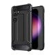 Defender szilikon telefonvédő (ütésállóság, légpárnás sarok, fémhatás) FEKETE