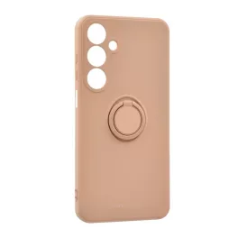   ROAR AMBER szilikon telefonvédő (tartógyűrű, mágneses, kameravédő) RÓZSASZÍN