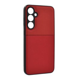 Szilikon telefonvédő (ütésállóság, mágneses, bőr hatású hátlap, csíkos) PIROS   Szilikon telefonvédő (ütésállóság, mágneses, bőr hatású hátlap, csíkos) PIROS