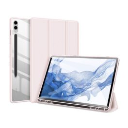 DUX DUCIS TOBY tok álló, bőr hatású (aktív FLIP, oldalra nyíló, TRIFOLD, asztali tartó, ceruza tartó) RÓZSASZÍN   DUX DUCIS TOBY tok álló, bőr hatású (aktív FLIP, oldalra nyíló, TRIFOLD, asztali tartó, ceruza tartó) RÓZSASZÍN