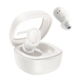   BASEUS BOWIE WM02 OS bluetooth fülhallgató SZTEREO (v5.3, TWS, extra mini + töltőtok) FEHÉR