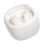 BASEUS BOWIE WM02 OS bluetooth fülhallgató SZTEREO (v5.3, TWS, extra mini + töltőtok) FEHÉR