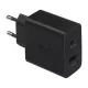 SAMSUNG hálózati töltő USB+Type-C aljzat (35W, PD gyorstöltő 3.0) FEKETE