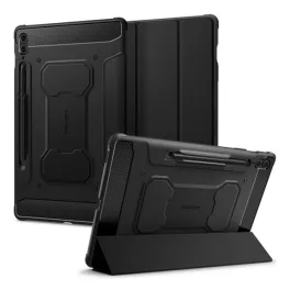   SPIGEN RUGGED ARMOR PRO tok álló (aktív FLIP, ütésállóság, TRIFOLD, asztali tartó, ceruza tartó) FEKETE