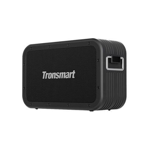 TRONSMART FORCE MAX bluetooth hordozható hangszóró (v5.0, IPX6 vízálló, 80W, AUX kimenet + vállpánt) FEKETE