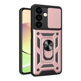 Defender szilikon telefonvédő (ütésállóság, tartógyűrű, kameravédő) RÓZSASZÍN   Defender szilikon telefonvédő (ütésállóság, tartógyűrű, kameravédő) RÓZSASZÍN