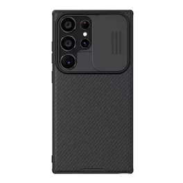   NILLKIN CAMSHIELD PRO szilikon telefonvédő (ütésállóság, kameravédő, csíkos) FEKETE