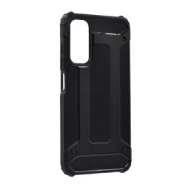   Defender szilikon telefonvédő (ütésállóság, légpárnás sarok, fémhatás) FEKETE