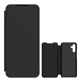   Designed for SAMSUNG tok álló (FLIP, oldalra nyíló, kártyazseb) FEKETE
