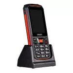 EVOLVEO Strongphone W4 mobiltelefon (Dualsim) FEKETE/PIROS