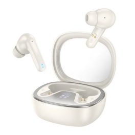   HOCO EQ6 bluetooth fülhallgató SZTEREO (v5.3, TWS, mikrofon + töltőtok) FEHÉR