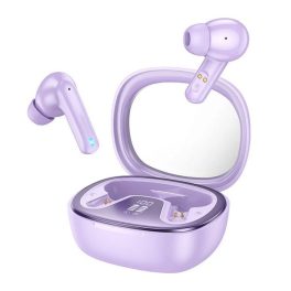   HOCO EQ6 bluetooth fülhallgató SZTEREO (v5.3, TWS, mikrofon + töltőtok) LILA