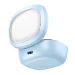 HOCO EQ6 bluetooth fülhallgató SZTEREO (v5.3, TWS, mikrofon + töltőtok) VILÁGOSKÉK