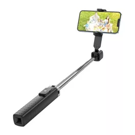   HOCO K18 szelfibot (univerzális, tripod állvány, állítható, bluetooth távkioldó, 97cm, 4.5-7.0" méret) FEKETE