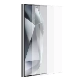   SAMSUNG képernyővédő fólia 2db (tükröződésmentes, törlőkendő + segédkeret) ÁTLÁTSZÓ
