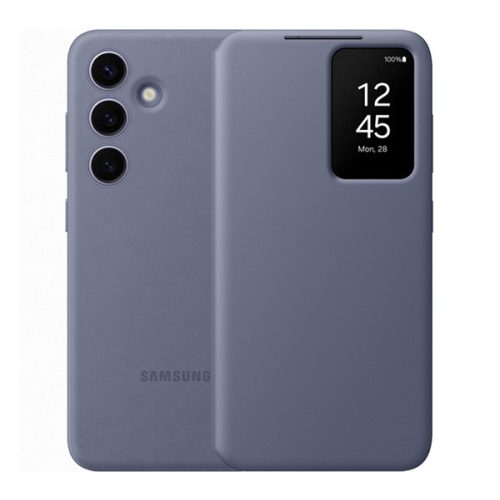 SAMSUNG tok álló (aktív FLIP, oldalra nyíló, Smart View Cover) LILA