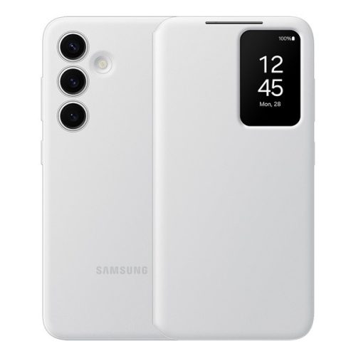 SAMSUNG tok álló (aktív FLIP, oldalra nyíló, Smart View Cover) FEHÉR