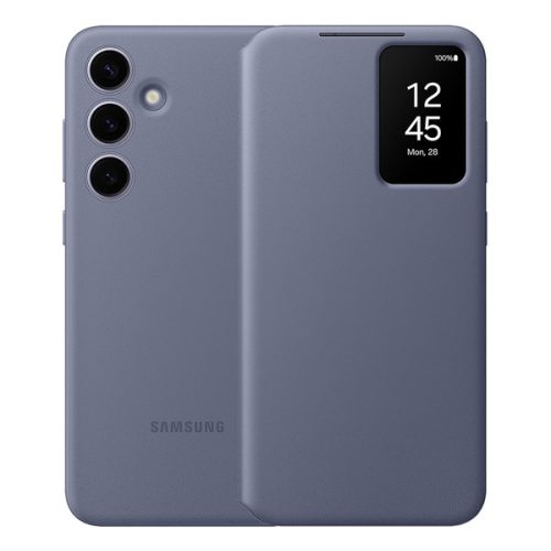 SAMSUNG tok álló (aktív FLIP, oldalra nyíló, Smart View Cover) LILA