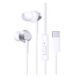   BASEUS ENCOK CZ11 fülhallgató SZTEREO (Type-C, mikrofon, felvevő gomb, hangerőszabályzó) FEHÉR