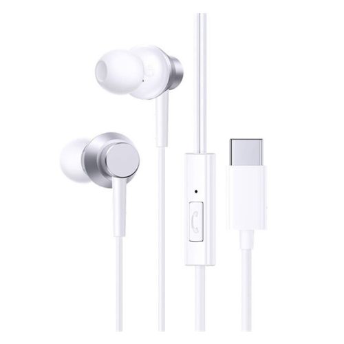 BASEUS ENCOK CZ11 fülhallgató SZTEREO (Type-C, mikrofon, felvevő gomb, hangerőszabályzó) FEHÉR