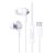 BASEUS ENCOK CZ11 fülhallgató SZTEREO (Type-C, mikrofon, felvevő gomb, hangerőszabályzó) FEHÉR