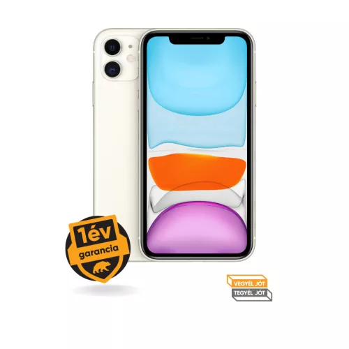 Apple iPhone 11 64GB tárhellyel újszerű állapotban, egyedülállóan hosszú 1 év garanciával!