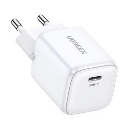 UGREEN hálózati töltő Type-C aljzat (20W, GaN, PD gyorstöltő 4.0) FEHÉR   UGREEN hálózati töltő Type-C aljzat (20W, GaN, PD gyorstöltő 4.0) FEHÉR