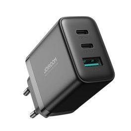 JOYROOM hálózati töltő USB+2 Type-C aljzat (32W, PD gyorstöltő) FEKETE   JOYROOM hálózati töltő USB+2 Type-C aljzat (32W, PD gyorstöltő) FEKETE