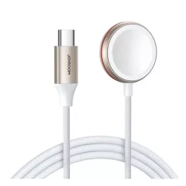   JOYROOM töltőkábel Type-C (wireless, mágneses, gyorstöltő, 120cm, Apple Watch töltő) FEHÉR
