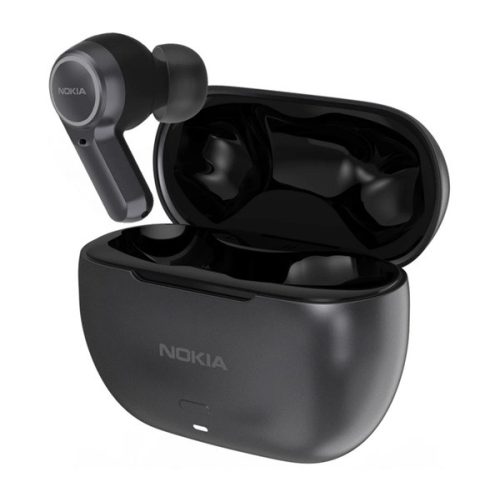 NOKIA CLARITY EARBUDS 2+ bluetooth fülhallgató SZTEREO (v5.3, TWS, mikrofon, IPX4, aktív zajszűrés + töltőtok) FEKETE