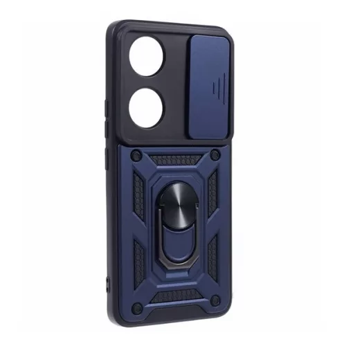 Defender szilikon telefonvédő (ütésállóság, tartógyűrű, kameravédő) SÖTÉTKÉK