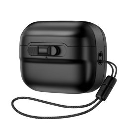   ESR PULSE HALOLOCK műanyag tok (ütésállóság, kézpánt, MagSafe) FEKETE Apple AirPods Pro 2