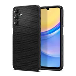   SPIGEN LIQUID AIR szilikon telefonvédő (ütésállóság, légpárnás sarok, rombusz) FEKETE